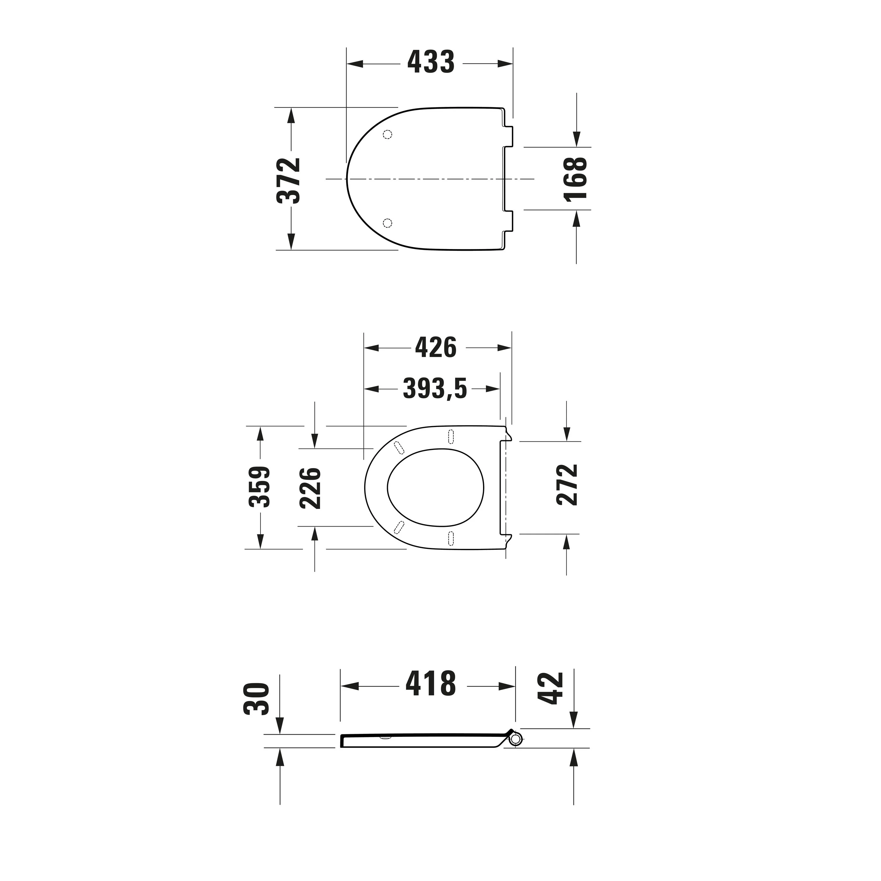 Duravit DuraVento vägghängd WC-set utan spolkant - Image 16