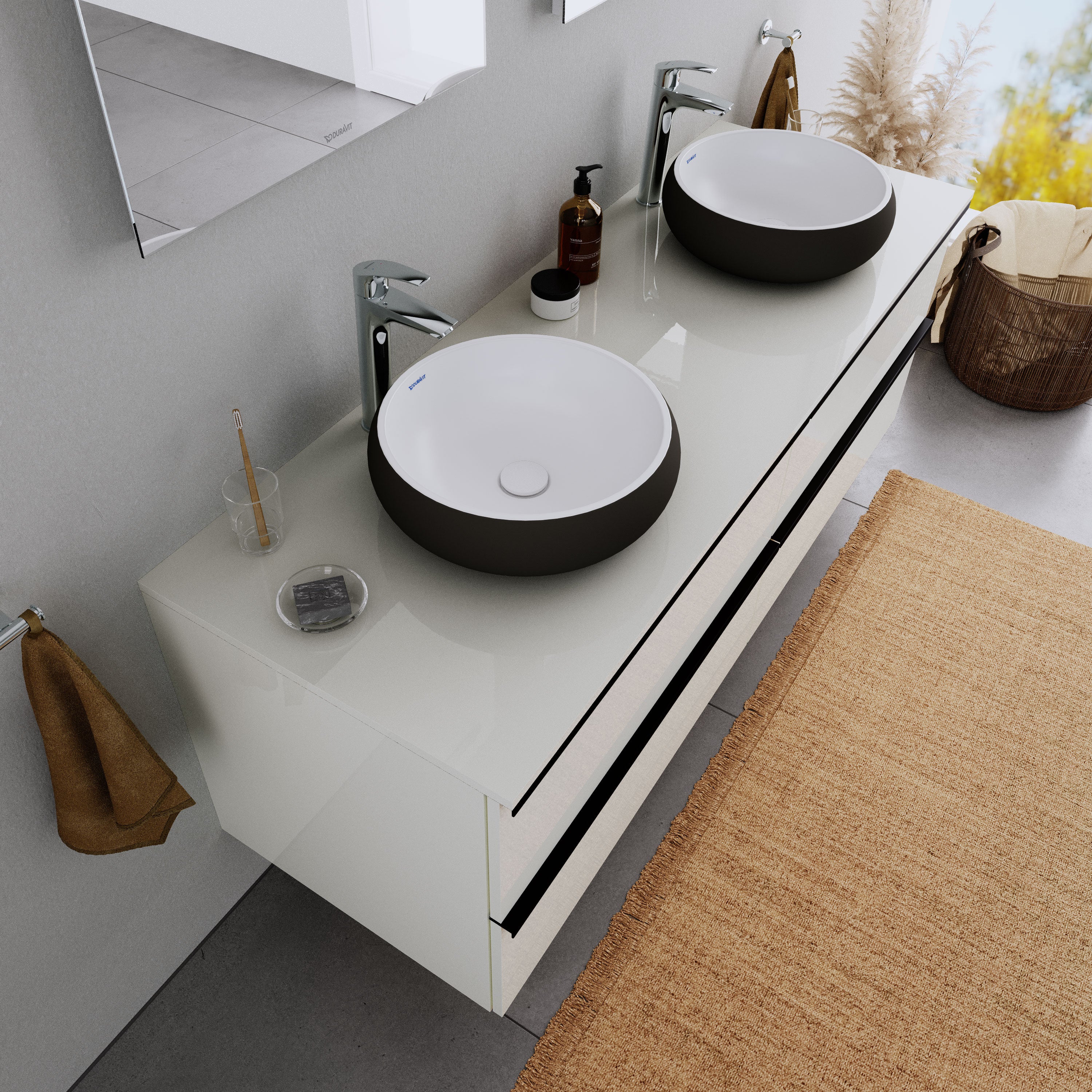 Duravit DuraVolo tvättställ för bänkskiva - Image 5