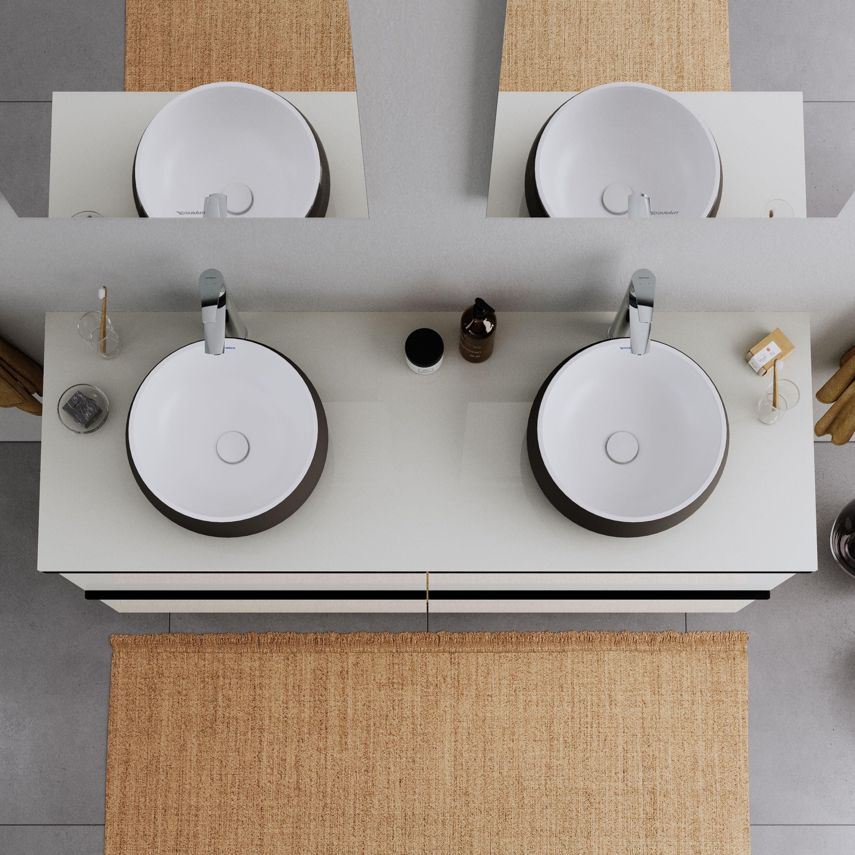 Duravit DuraVolo tvättställ för bänkskiva - Image 7