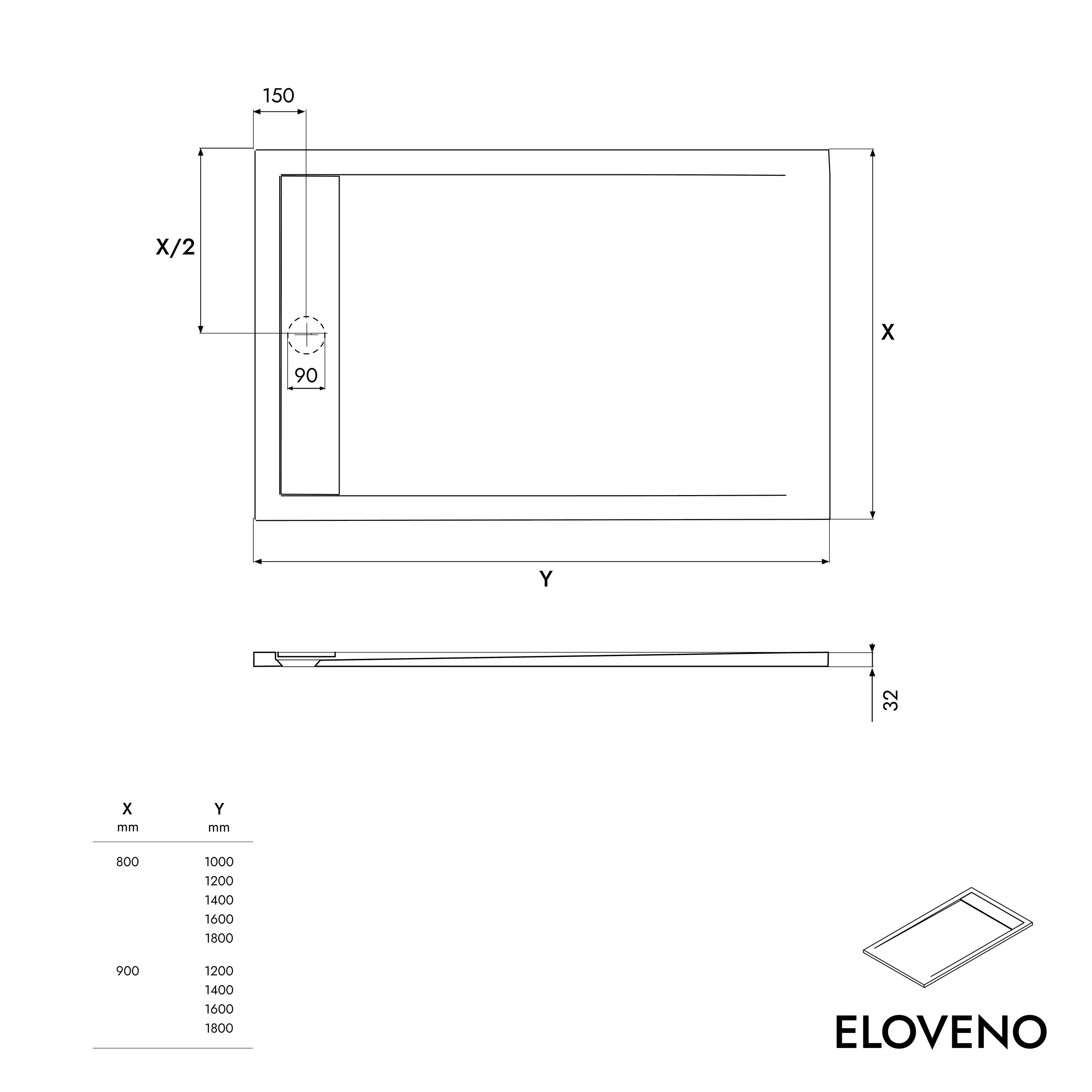 Duravit duschbrunn platt Eloveno - Image 11