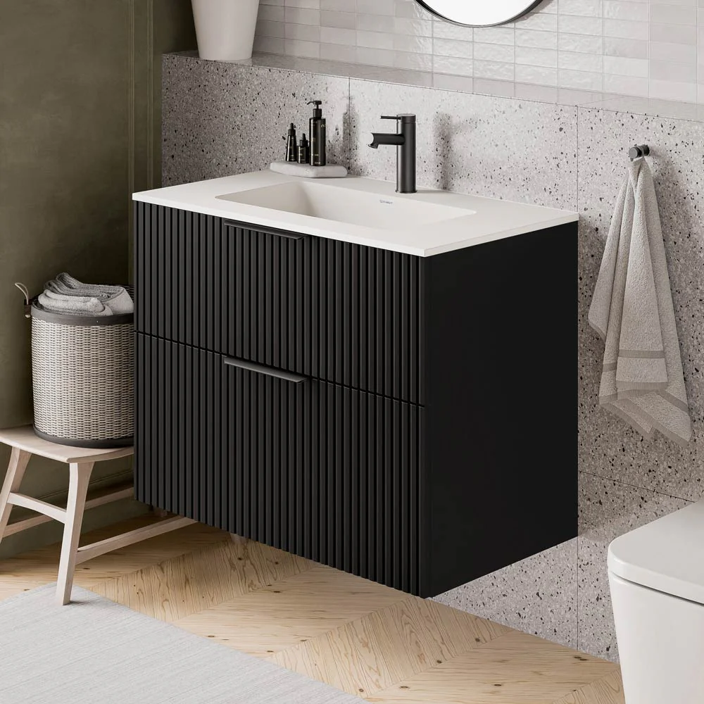 Duravit handfat med tvättställsskåp TIM 80 cm - Image 14