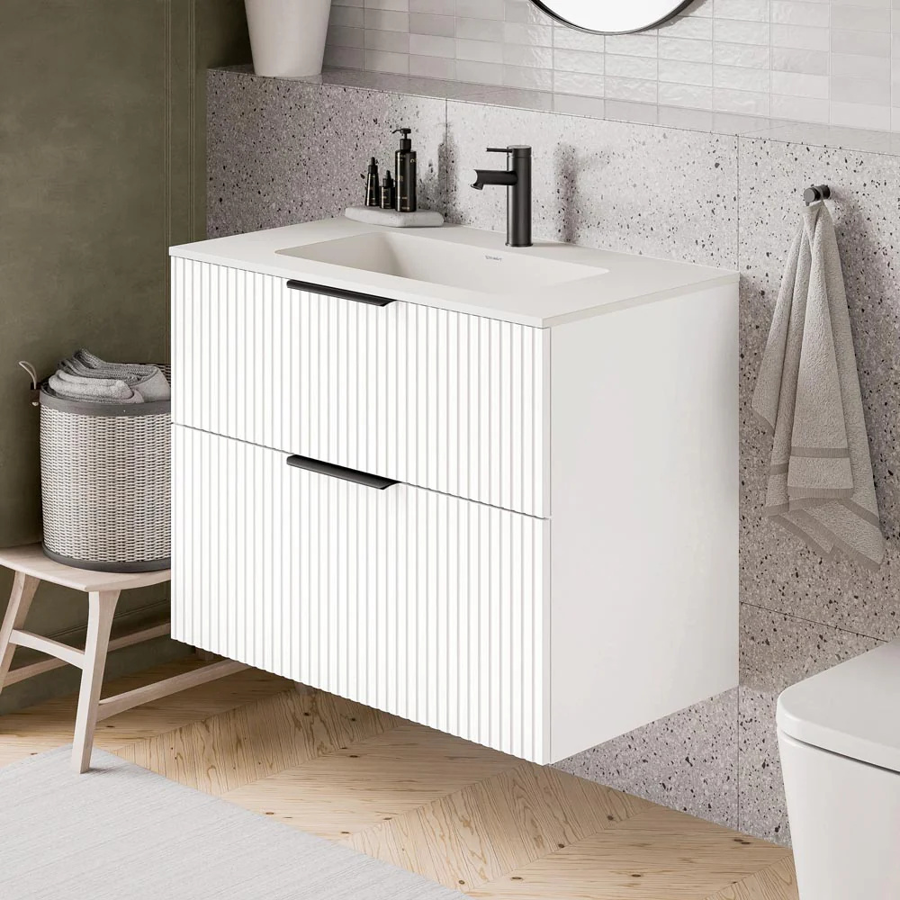 Duravit handfat med tvättställsskåp TIM 80 cm - Image 17