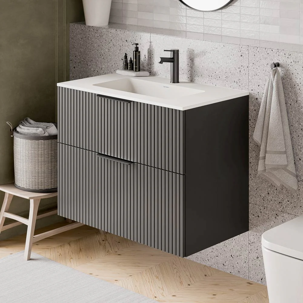 Duravit handfat med tvättställsskåp TIM 80 cm - Image 20