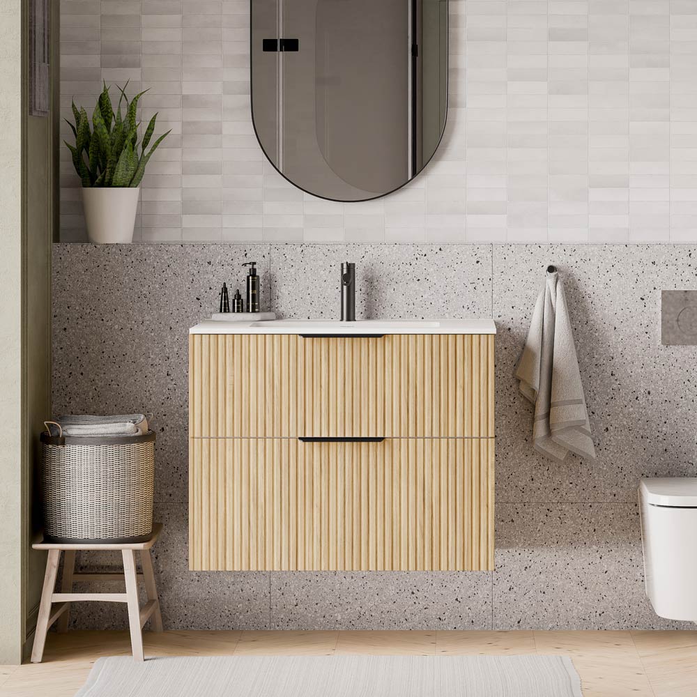 Duravit handfat med tvättställsskåp TIM 80 cm - Image 22