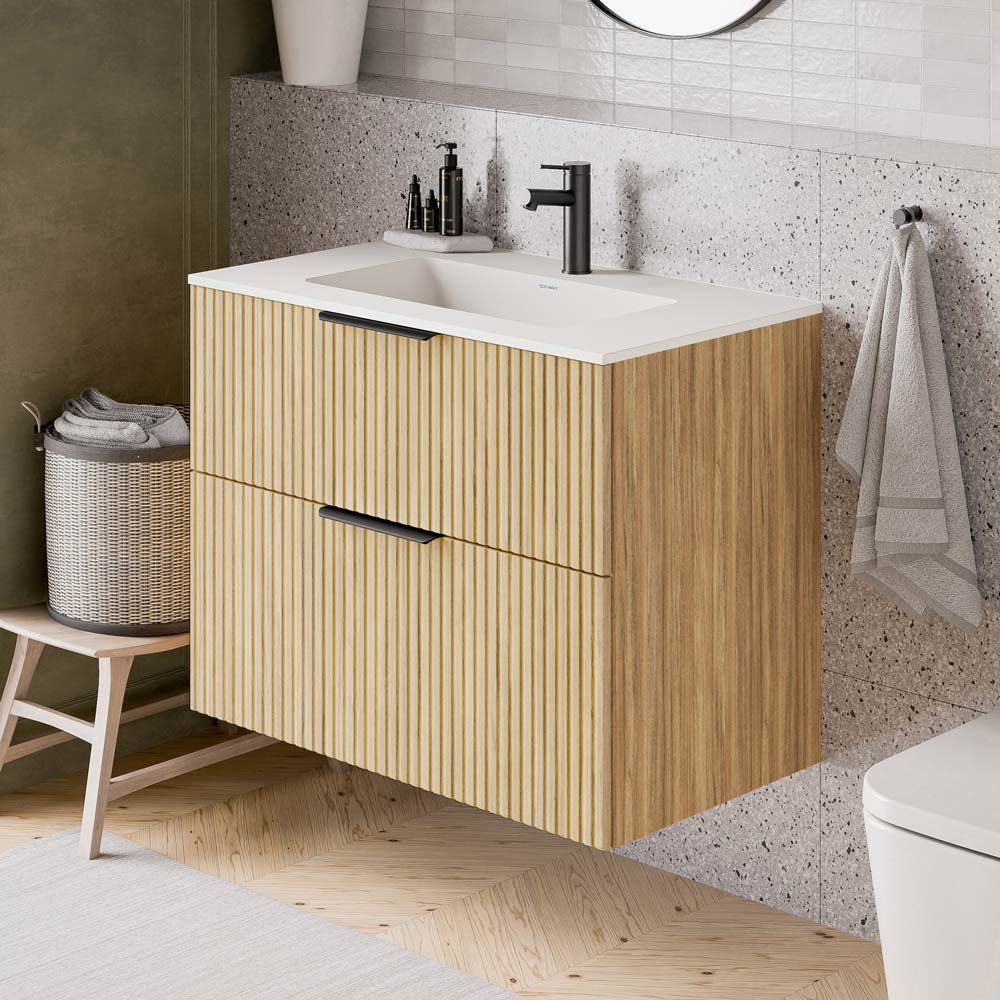 Duravit handfat med tvättställsskåp TIM 80 cm - Image 23
