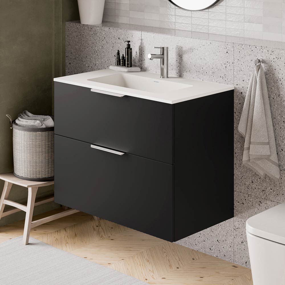 Duravit handfat med tvättställsskåp TIM 80 cm - Image 26