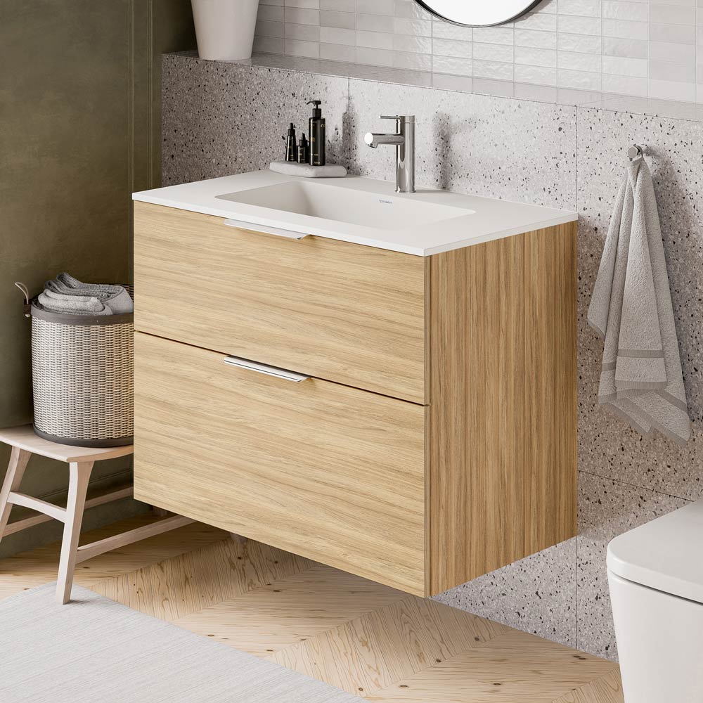 Duravit handfat med tvättställsskåp TIM 80 cm - Image 32