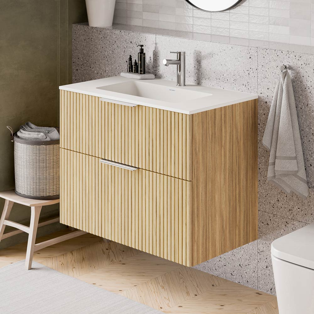 Duravit handfat med tvättställsskåp TIM 80 cm - Image 44