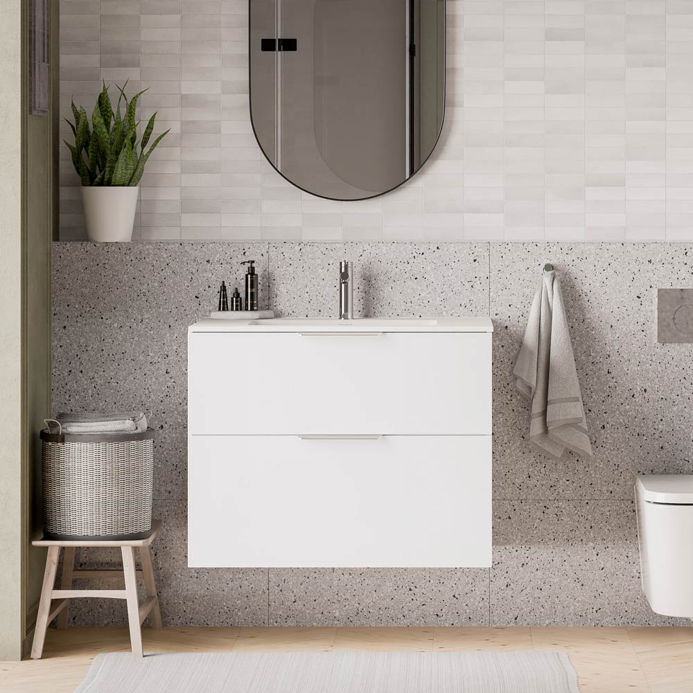 Duravit handfat med tvättställsskåp TIM 80 cm - Image 46