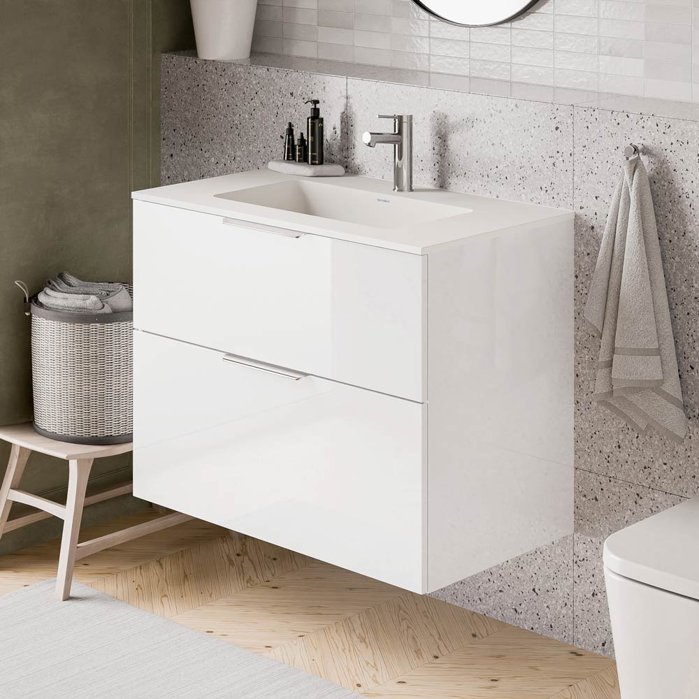 Duravit handfat med tvättställsskåp TIM 80 cm - Image 47