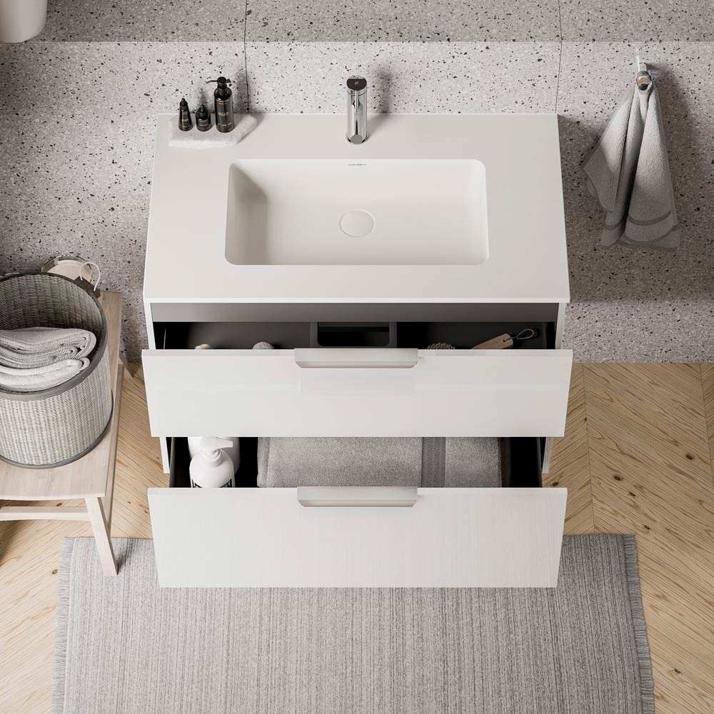 Duravit handfat med tvättställsskåp TIM 80 cm - Image 48