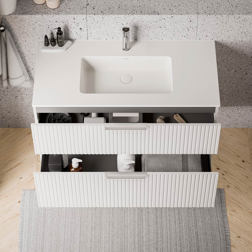 Duravit handfat med underskåp TIM 100 cm - Image 12