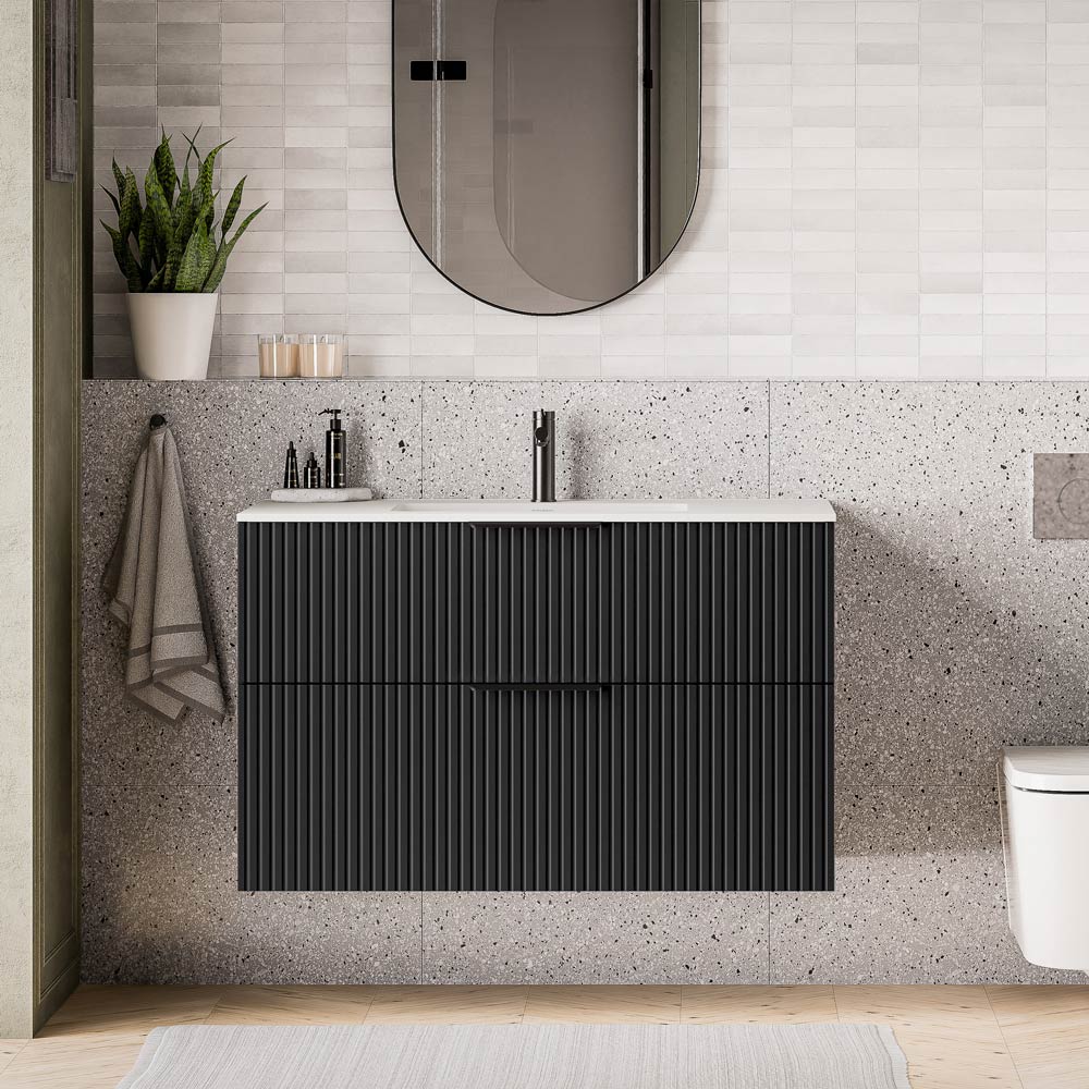 Duravit handfat med underskåp TIM 100 cm - Image 13