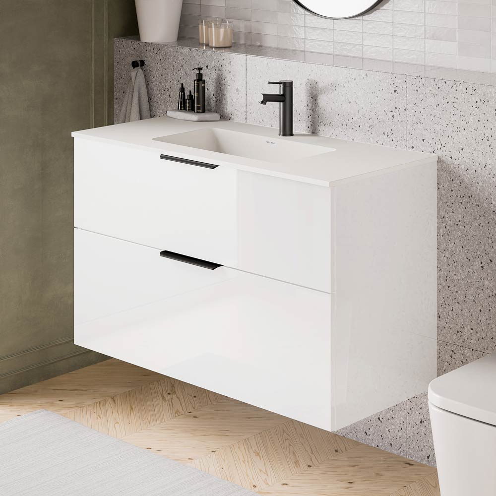 Duravit handfat med underskåp TIM 100 cm - Image 2