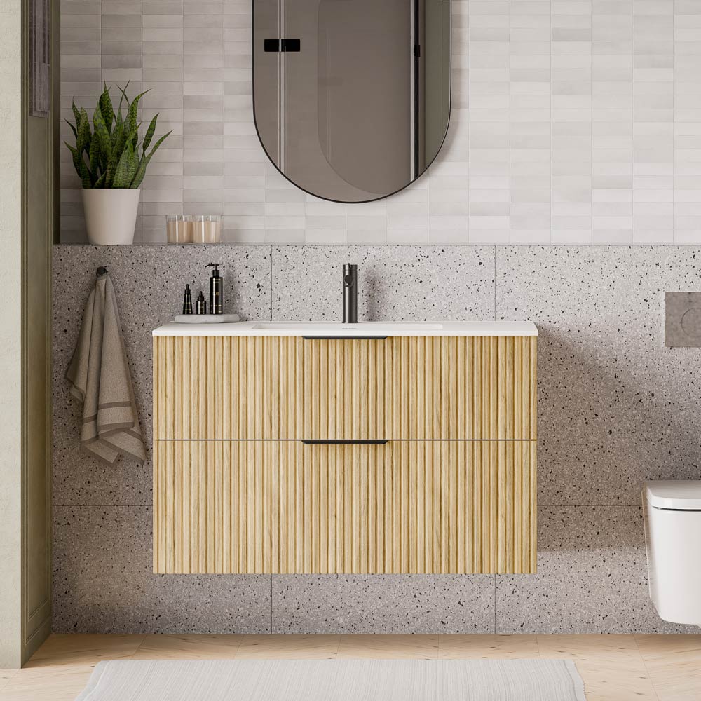 Duravit handfat med underskåp TIM 100 cm - Image 25