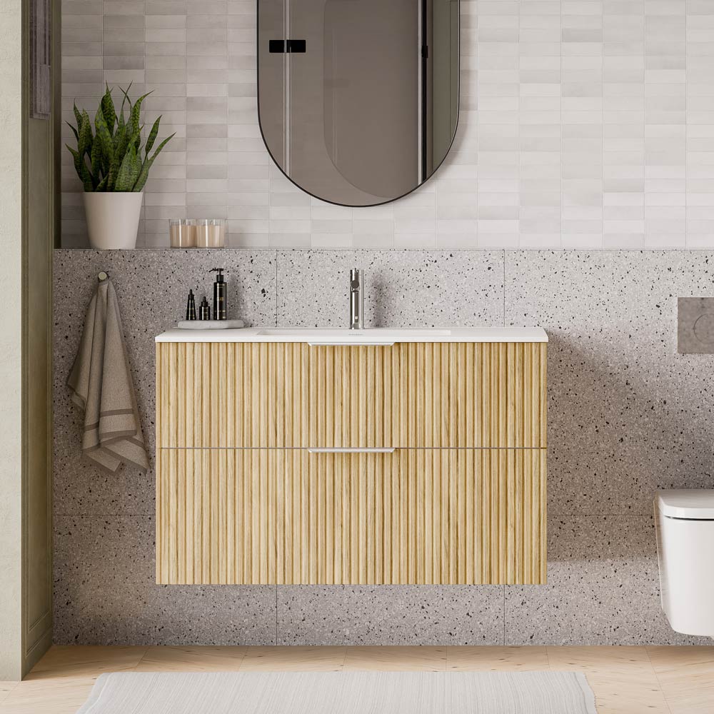 Duravit handfat med underskåp TIM 100 cm - Image 28