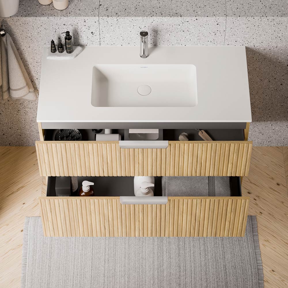 Duravit handfat med underskåp TIM 100 cm - Image 30