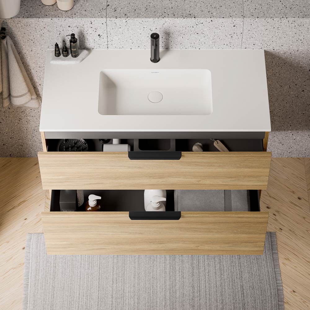 Duravit handfat med underskåp TIM 100 cm - Image 33
