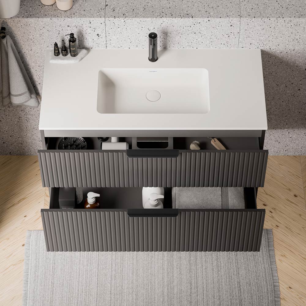 Duravit handfat med underskåp TIM 100 cm - Image 39