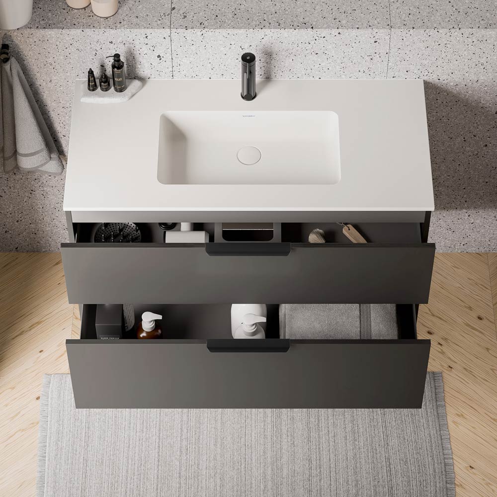 Duravit handfat med underskåp TIM 100 cm - Image 45