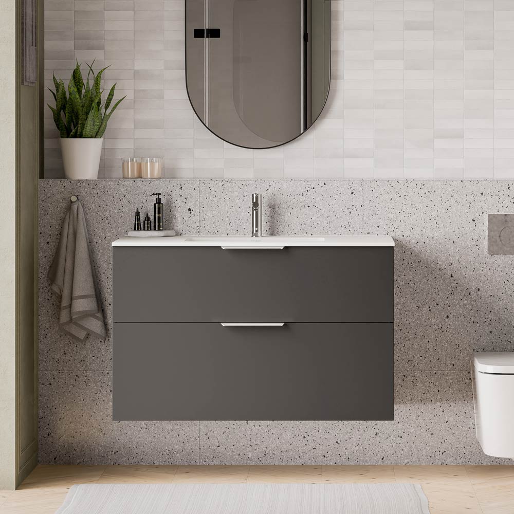 Duravit handfat med underskåp TIM 100 cm - Image 46