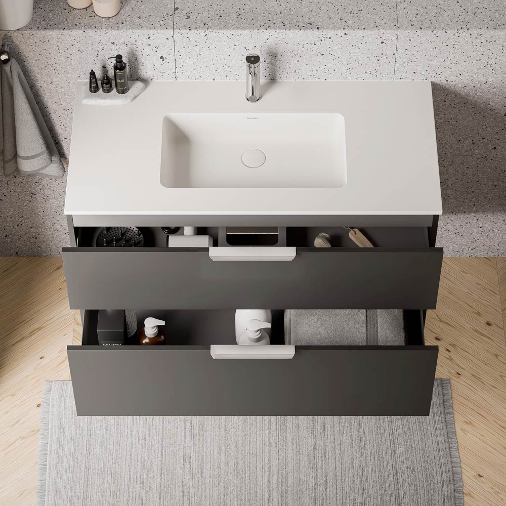 Duravit handfat med underskåp TIM 100 cm - Image 48