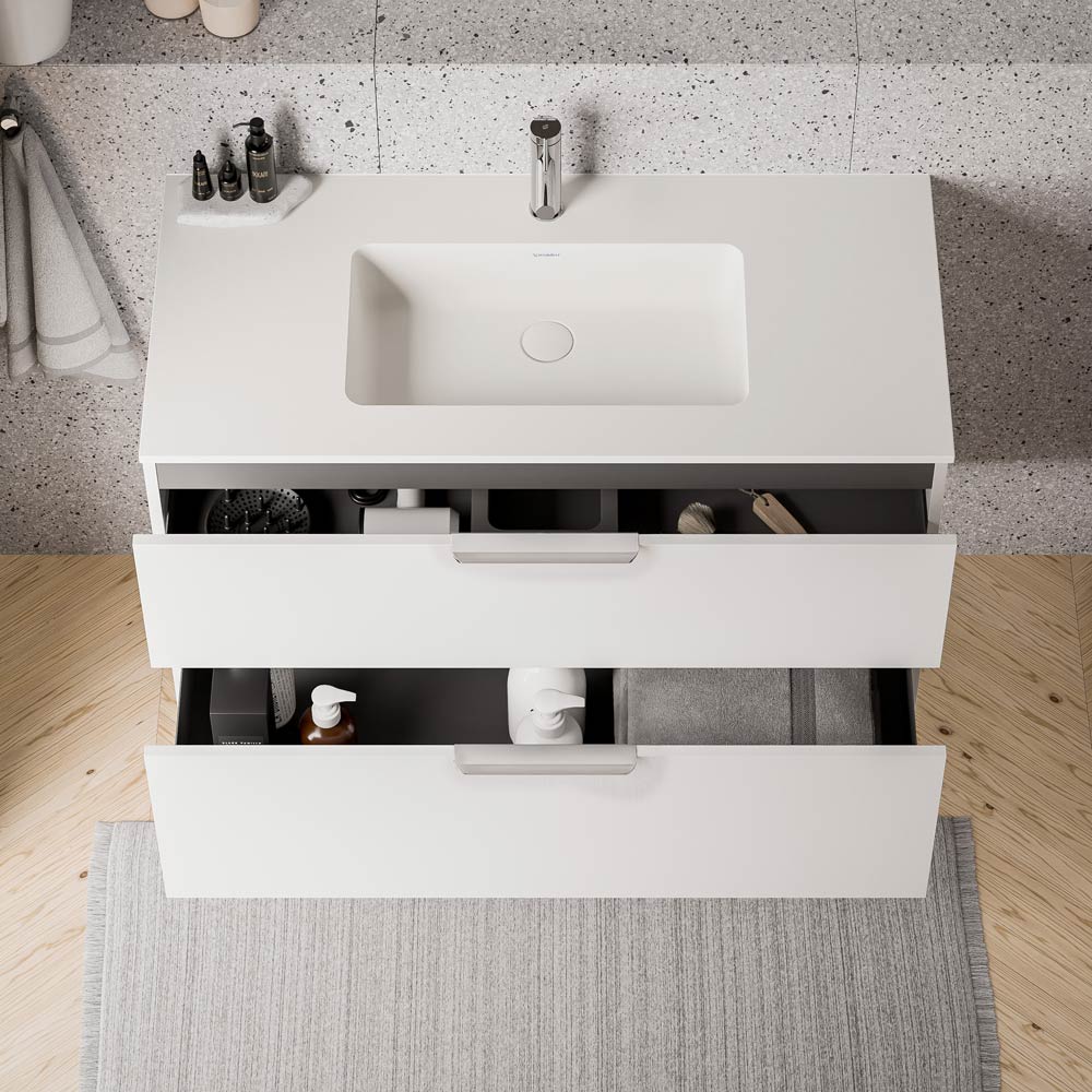 Duravit handfat med underskåp TIM 100 cm - Image 6