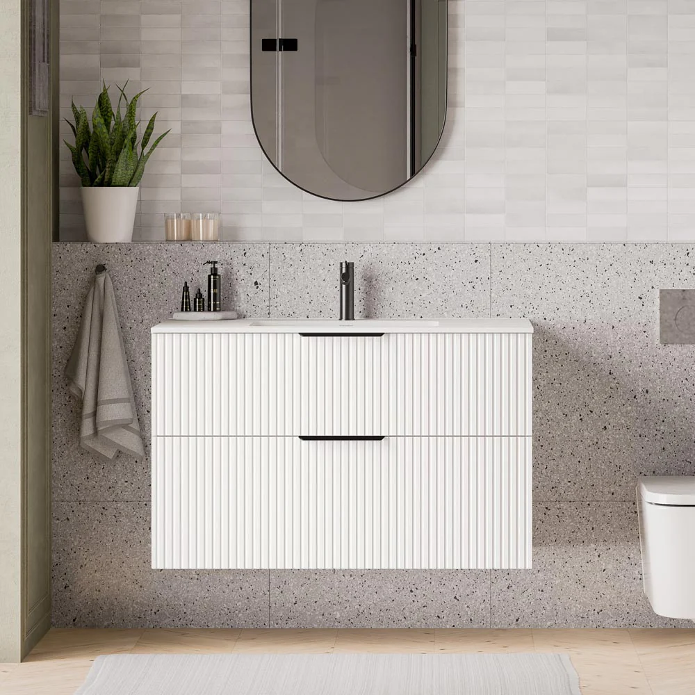 Duravit handfat med underskåp TIM 100 cm - Image 7