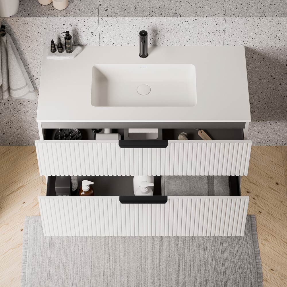 Duravit handfat med underskåp TIM 100 cm - Image 9