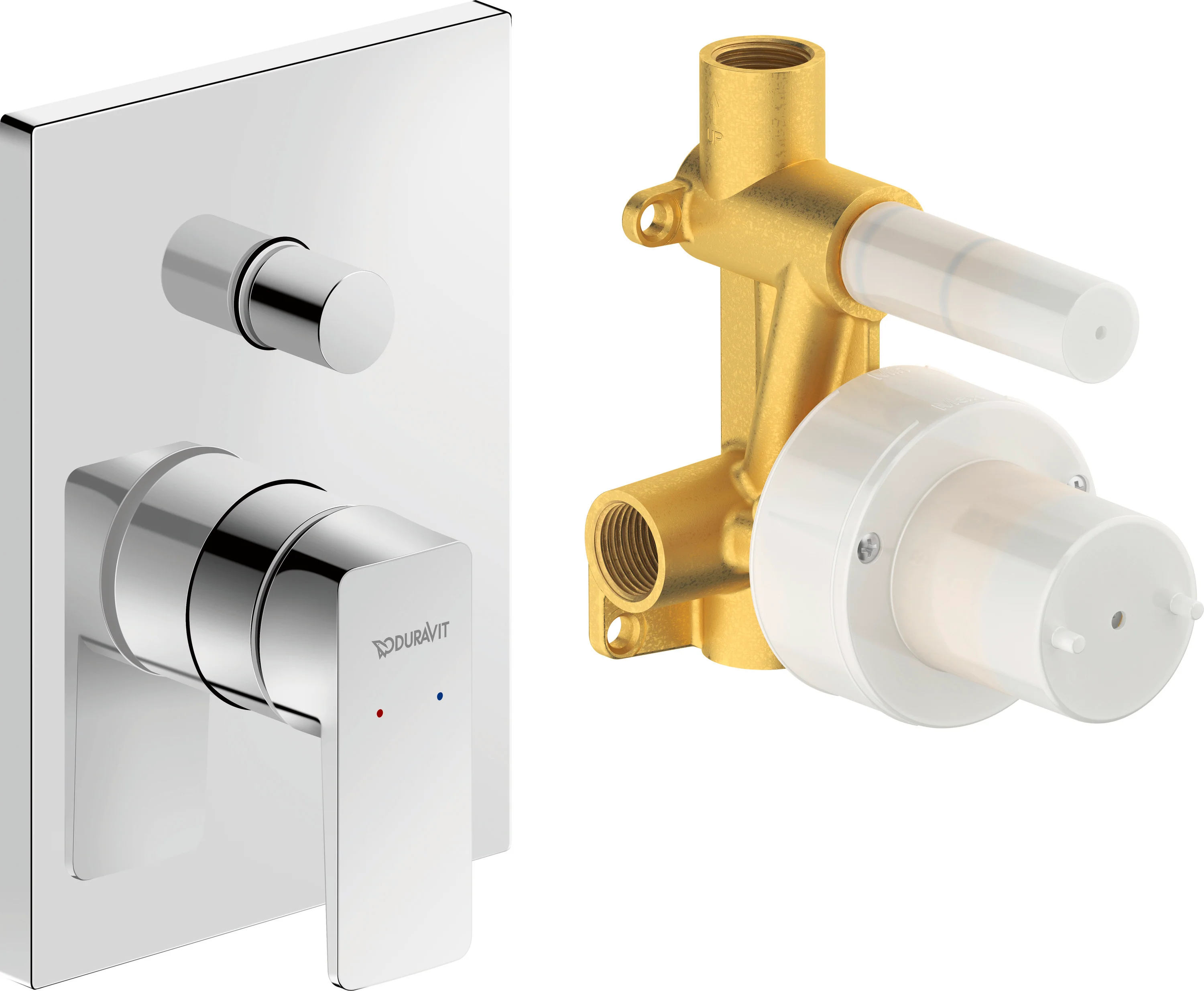 Duravit Manhattan dold ettgreppsblandare, 2 konsumenter  - Image 3