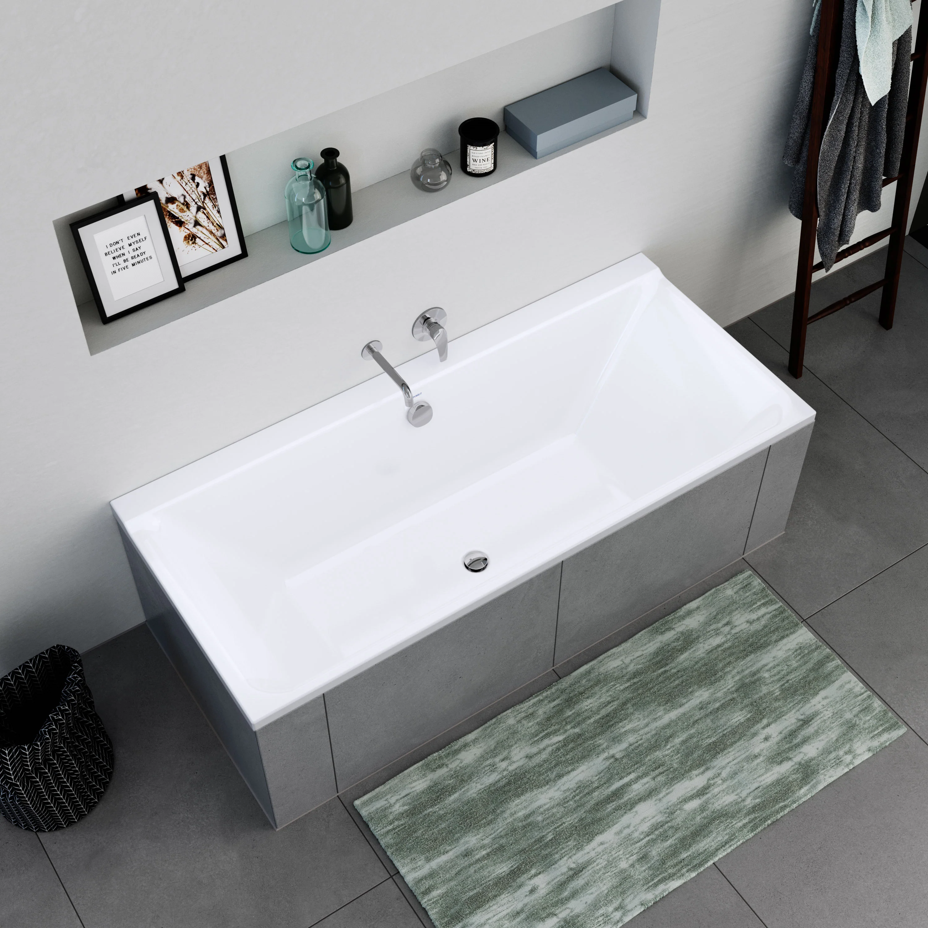 Duravit P3 rektangulärt badkar - Image 3