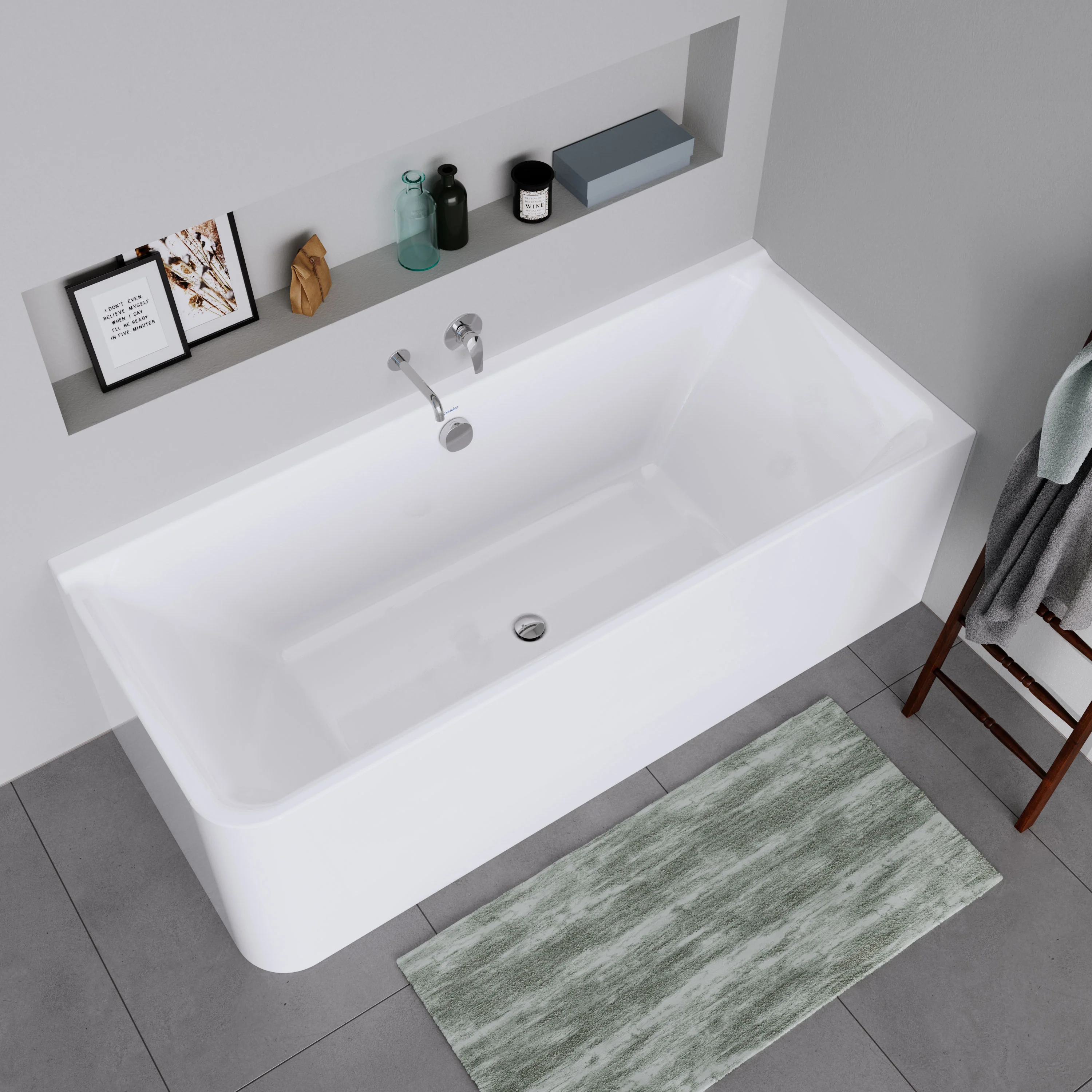 Duravit P3 Väggmonterad Badkar - Image 10
