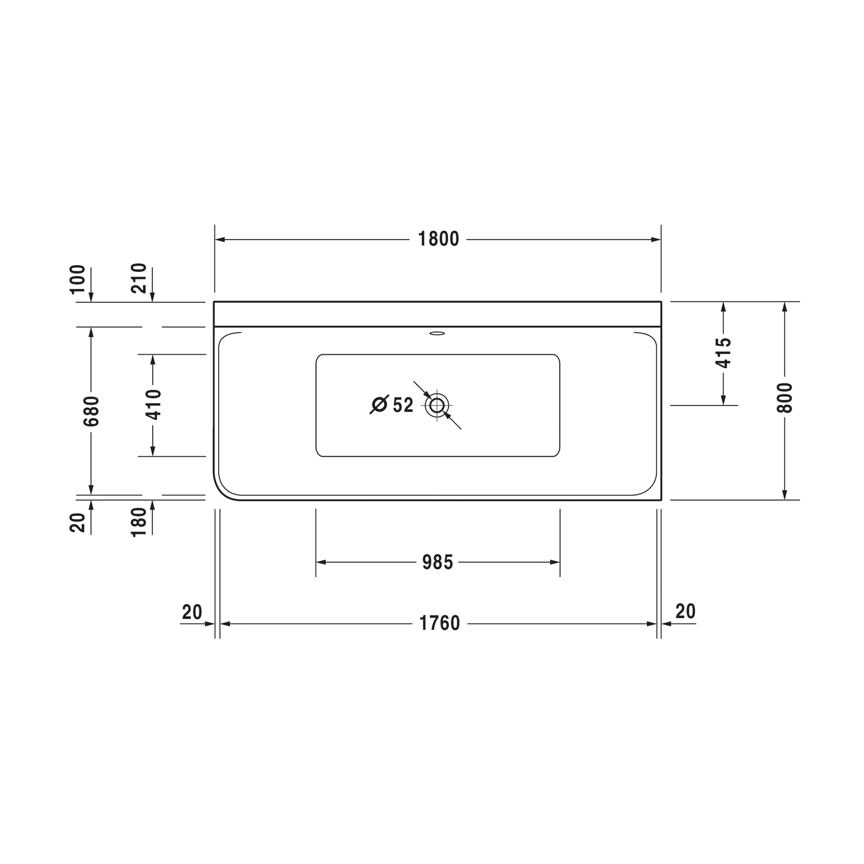 Duravit P3 Väggmonterad Badkar - Image 13