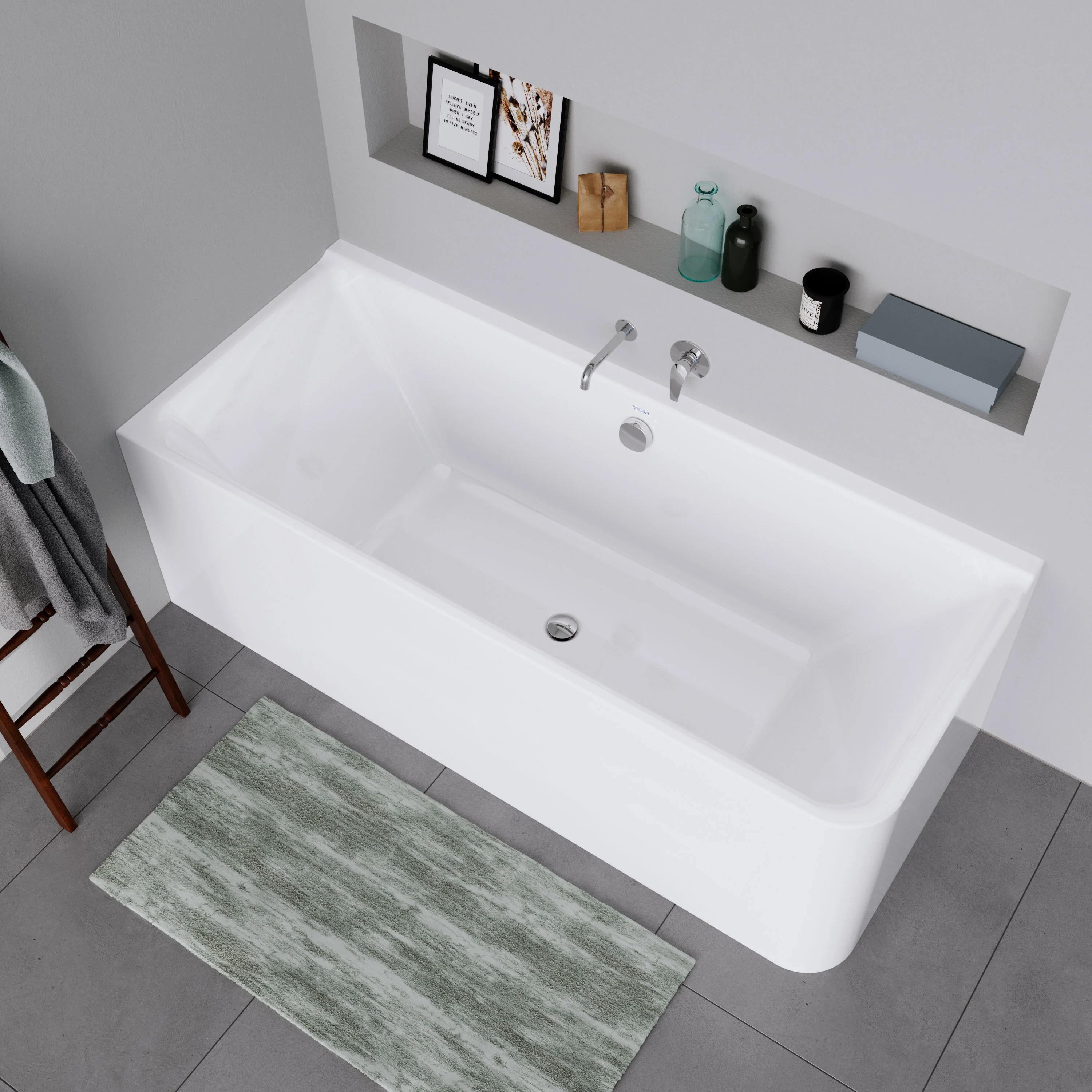 Duravit P3 Väggmonterad Badkar - Image 3
