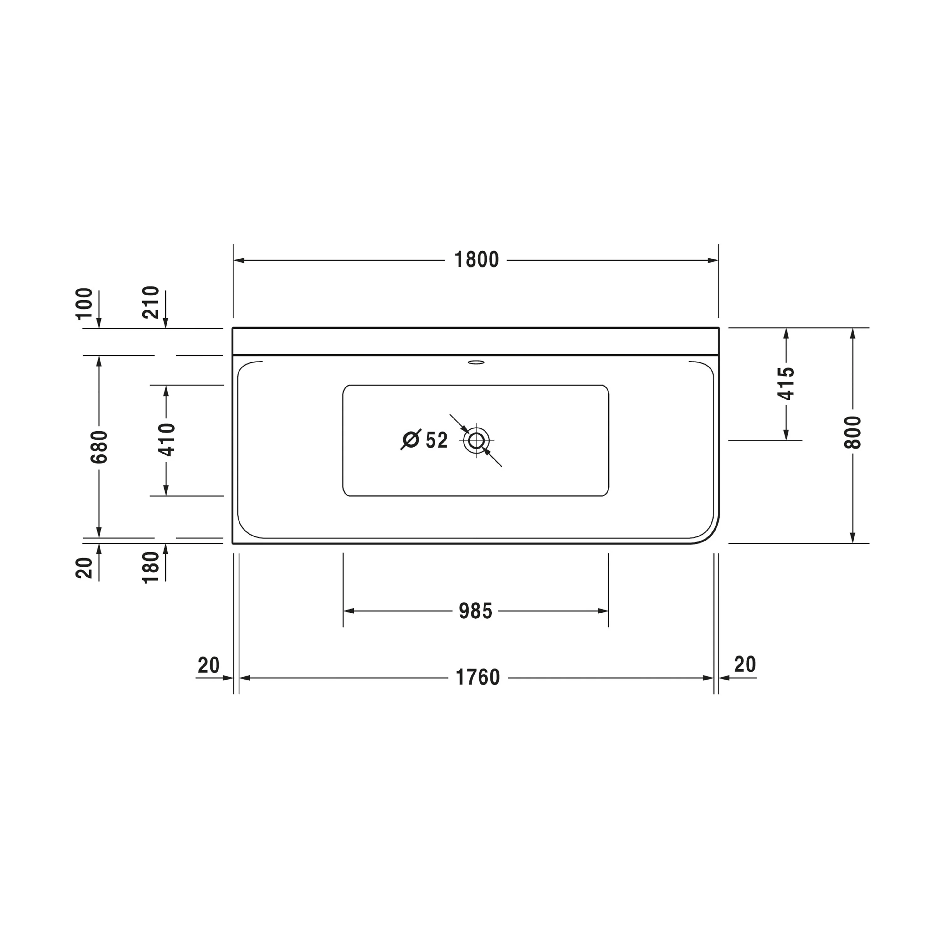 Duravit P3 Väggmonterad Badkar - Image 6