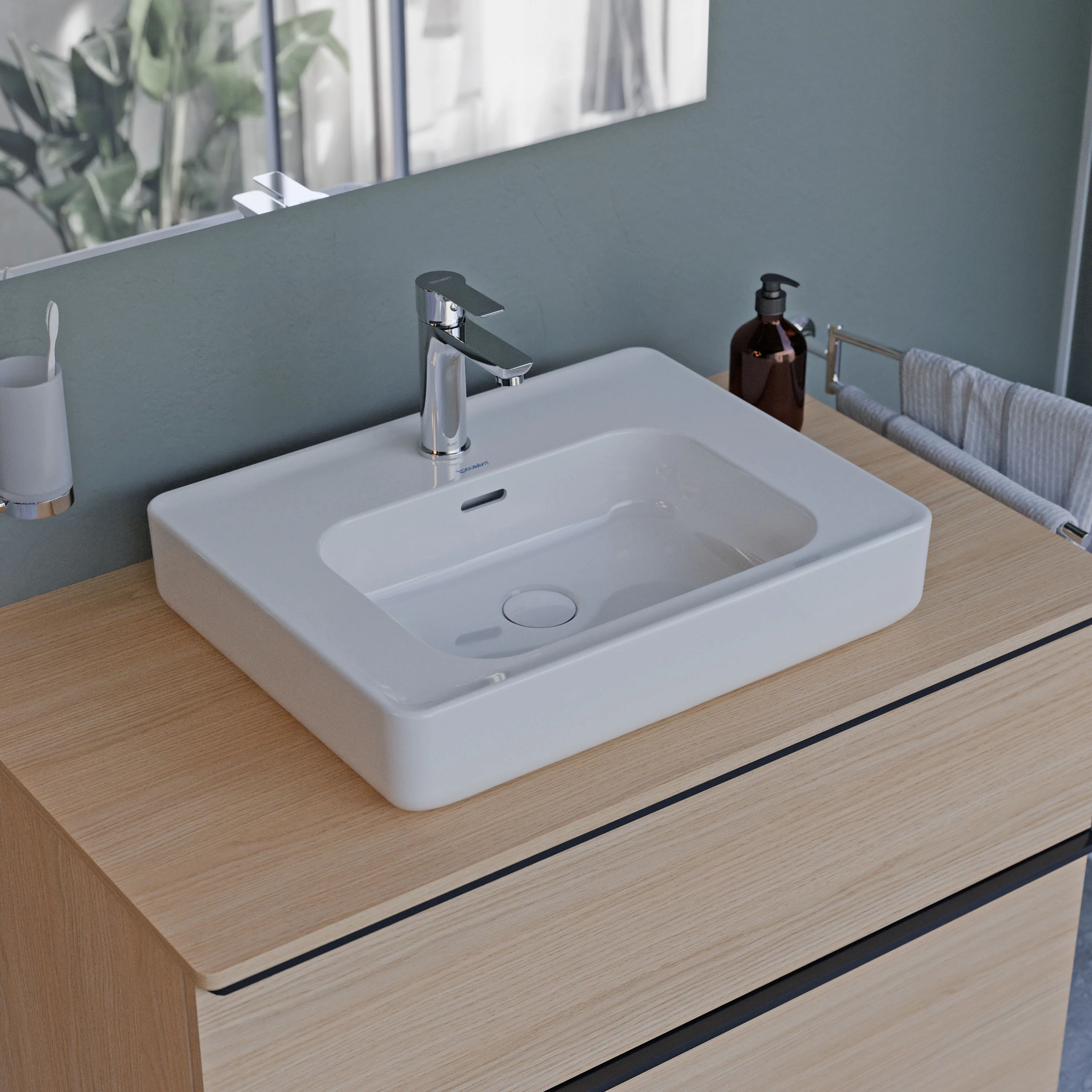 Duravit Soleil tvättställ för bänkskiva - Image 11