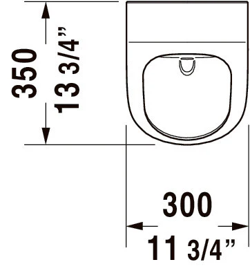Duravit Soleil urinal - utan spolkant - Image 3