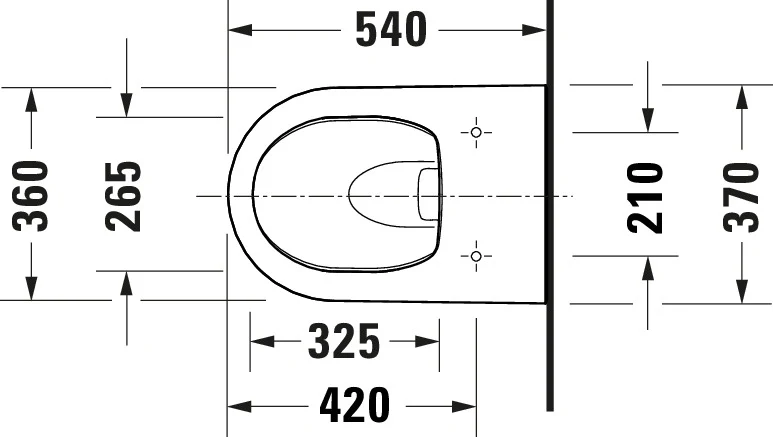 Duravit Soleil vägghängd WC-set med toalettsits - dold montering - Image 14