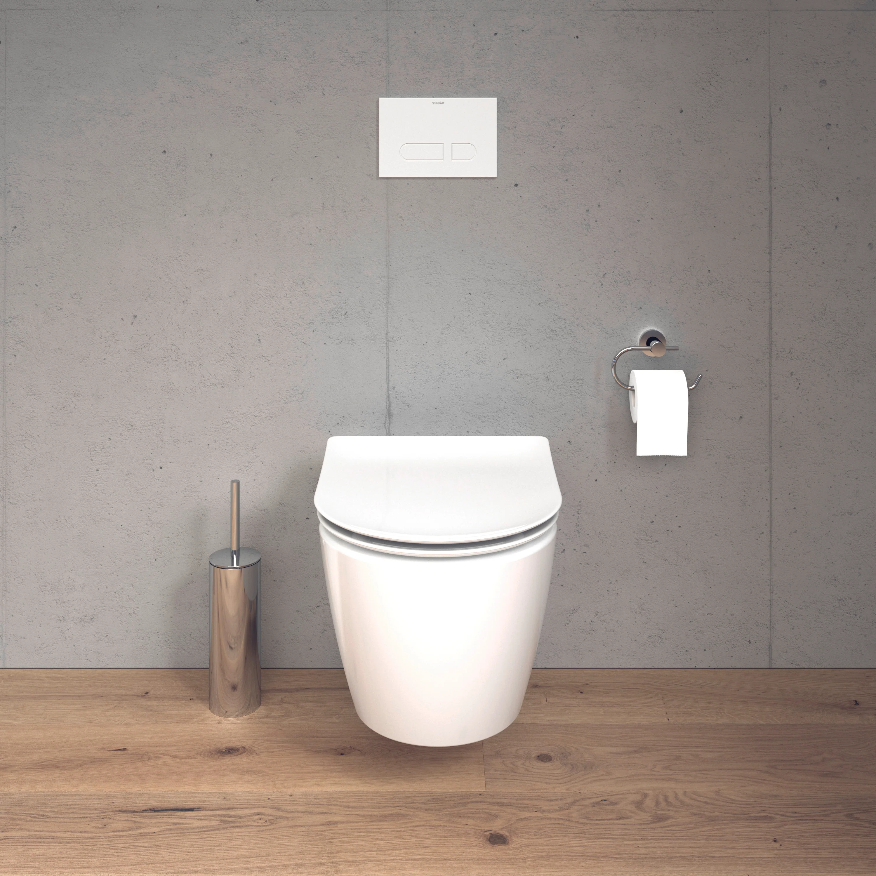 Duravit Soleil vägghängd WC-set med toalettsits - dold montering - Image 2