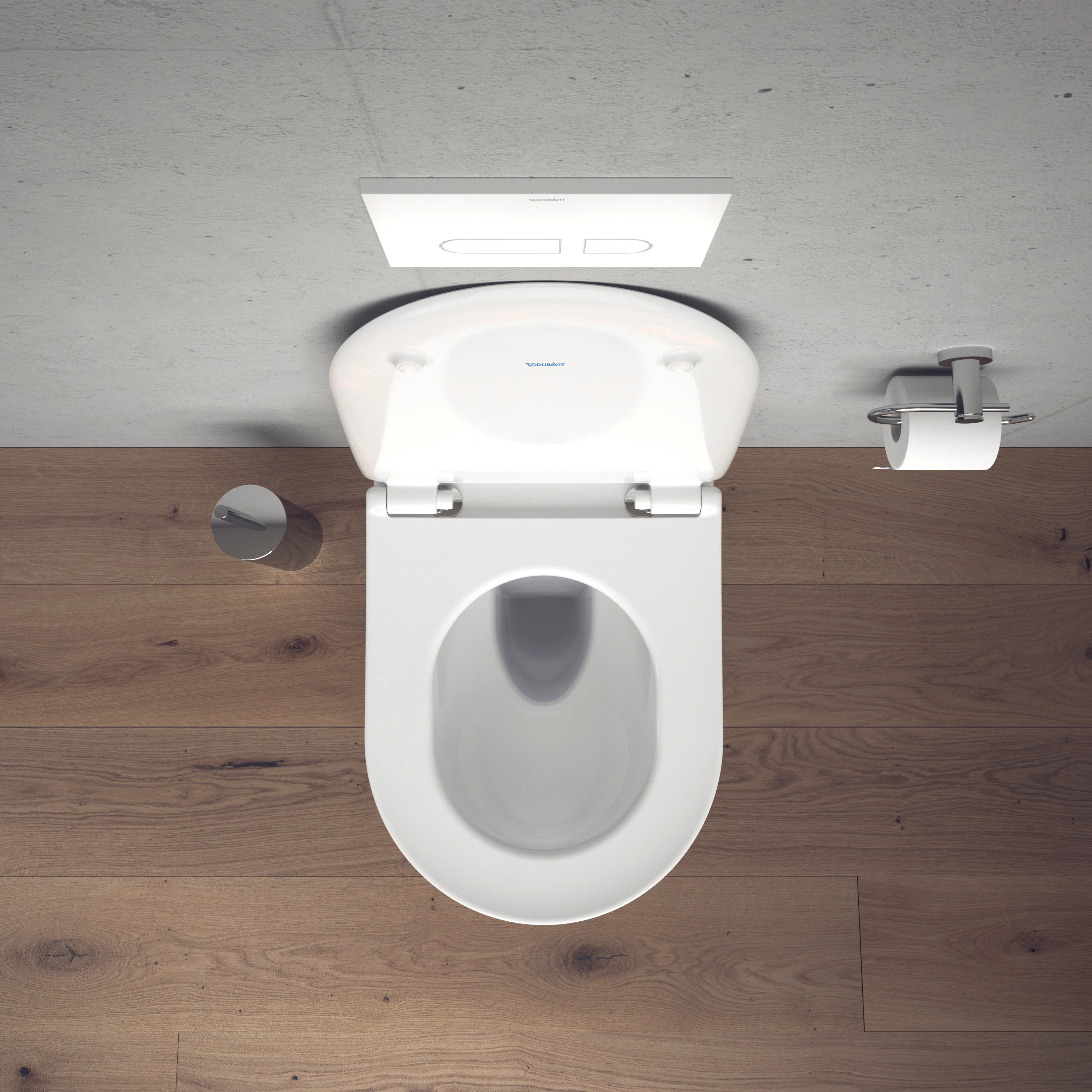 Duravit Soleil vägghängd WC-set med toalettsits - dold montering - Image 3