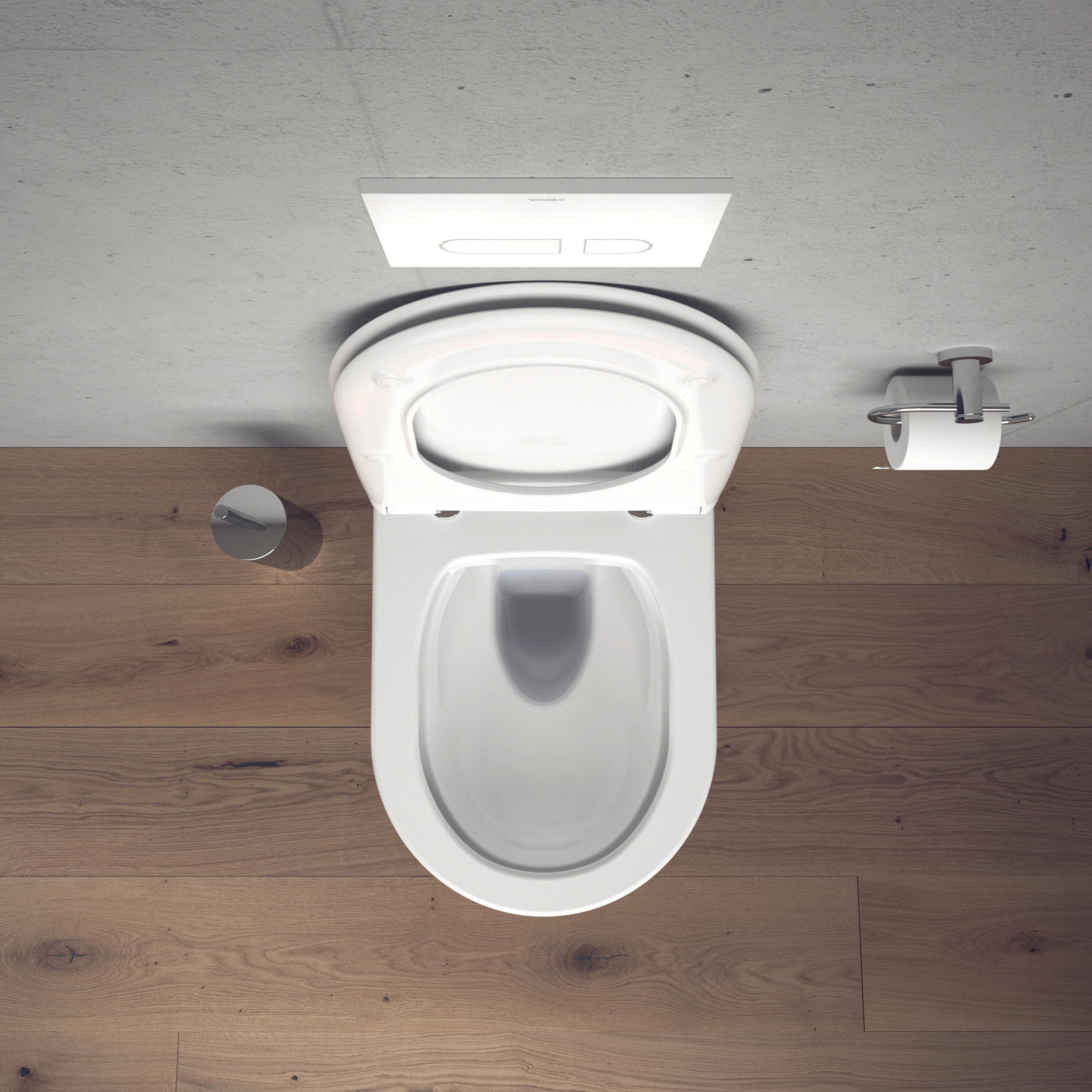 Duravit Soleil vägghängd WC-set med toalettsits - dold montering - Image 4