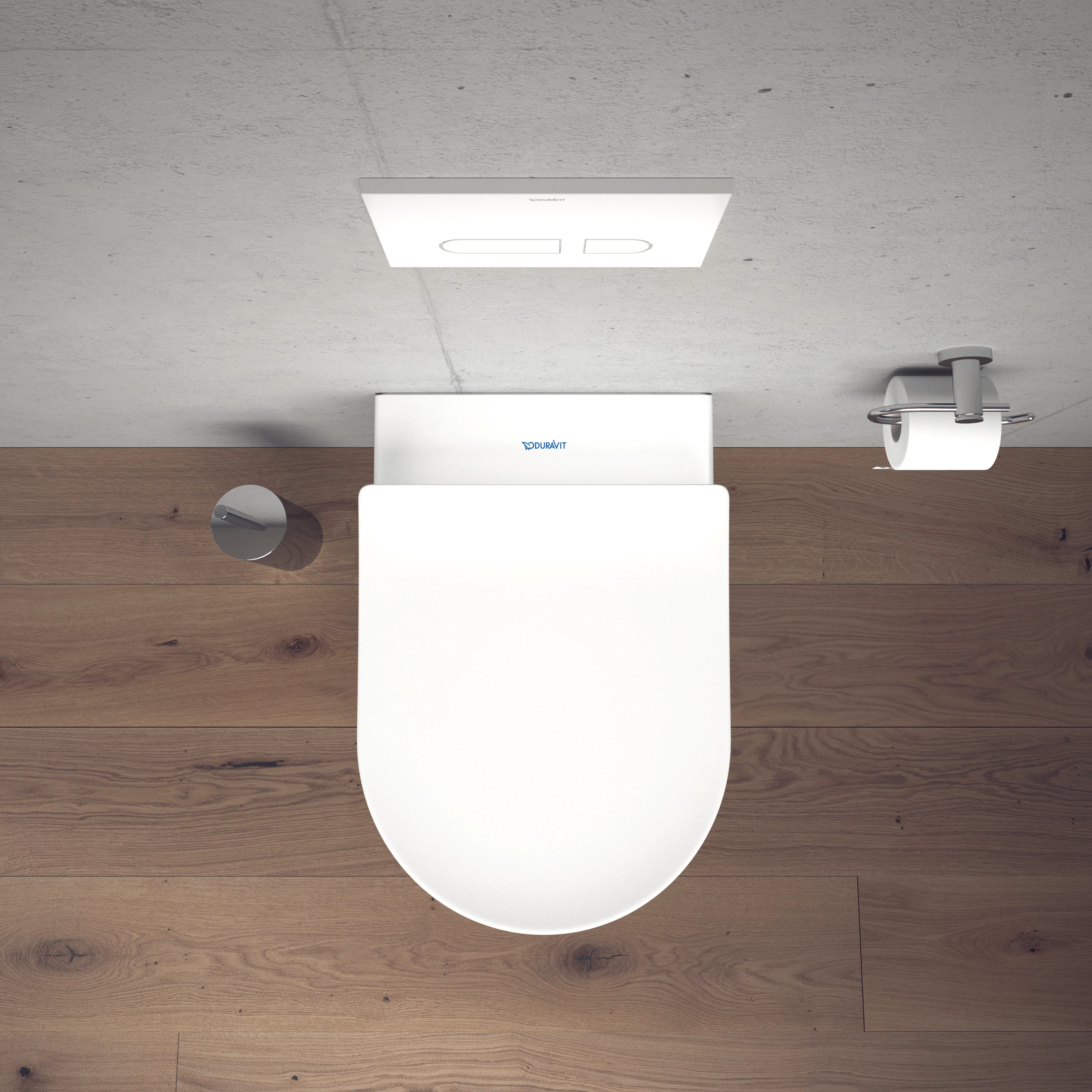 Duravit Soleil vägghängd WC-set med toalettsits - dold montering - Image 6