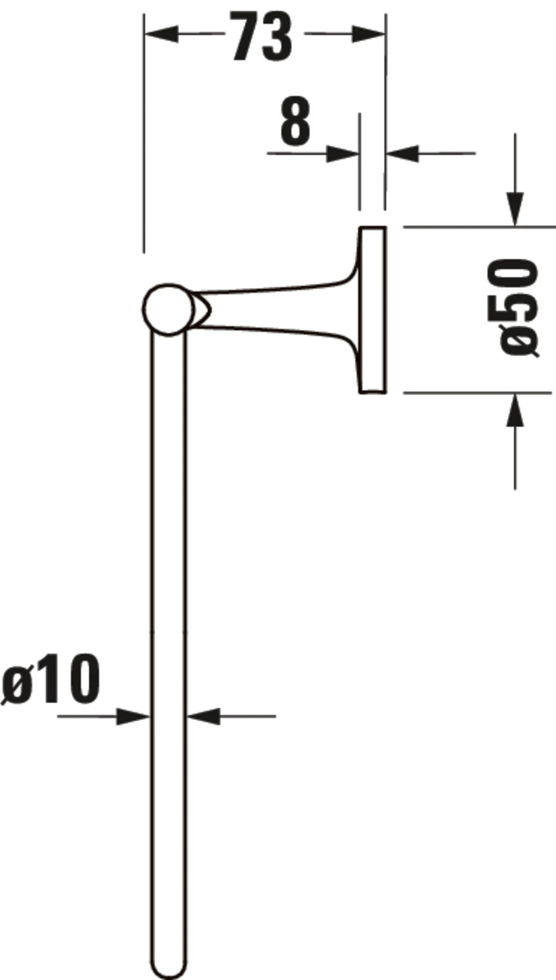 Duravit Starck T handduksring - Image 20