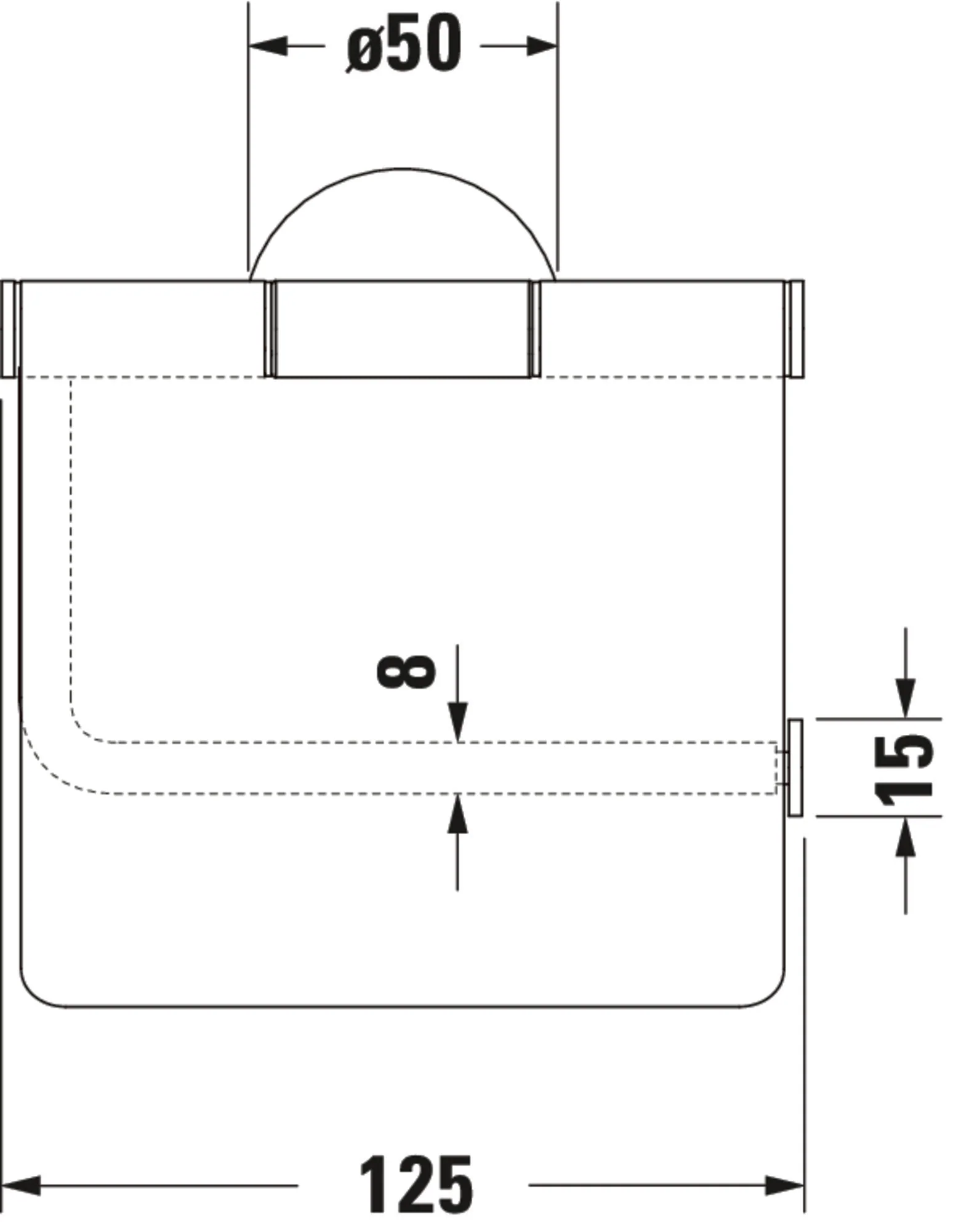 Duravit Starck T Toalettrullshållare - Image 18