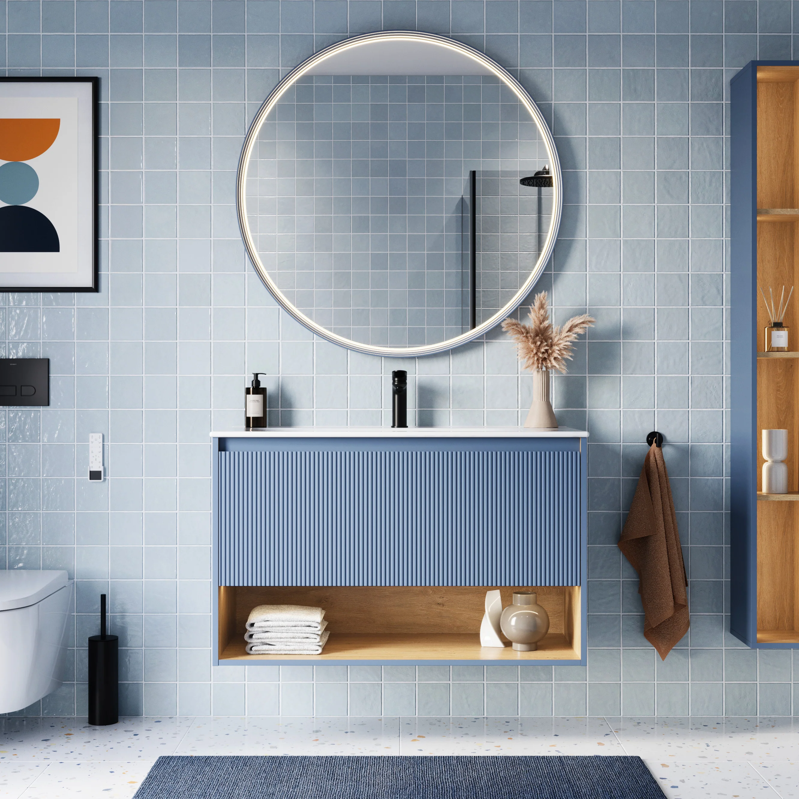 Duravit tvättställ med underskåp BELDIVO 100 cm - Image 10
