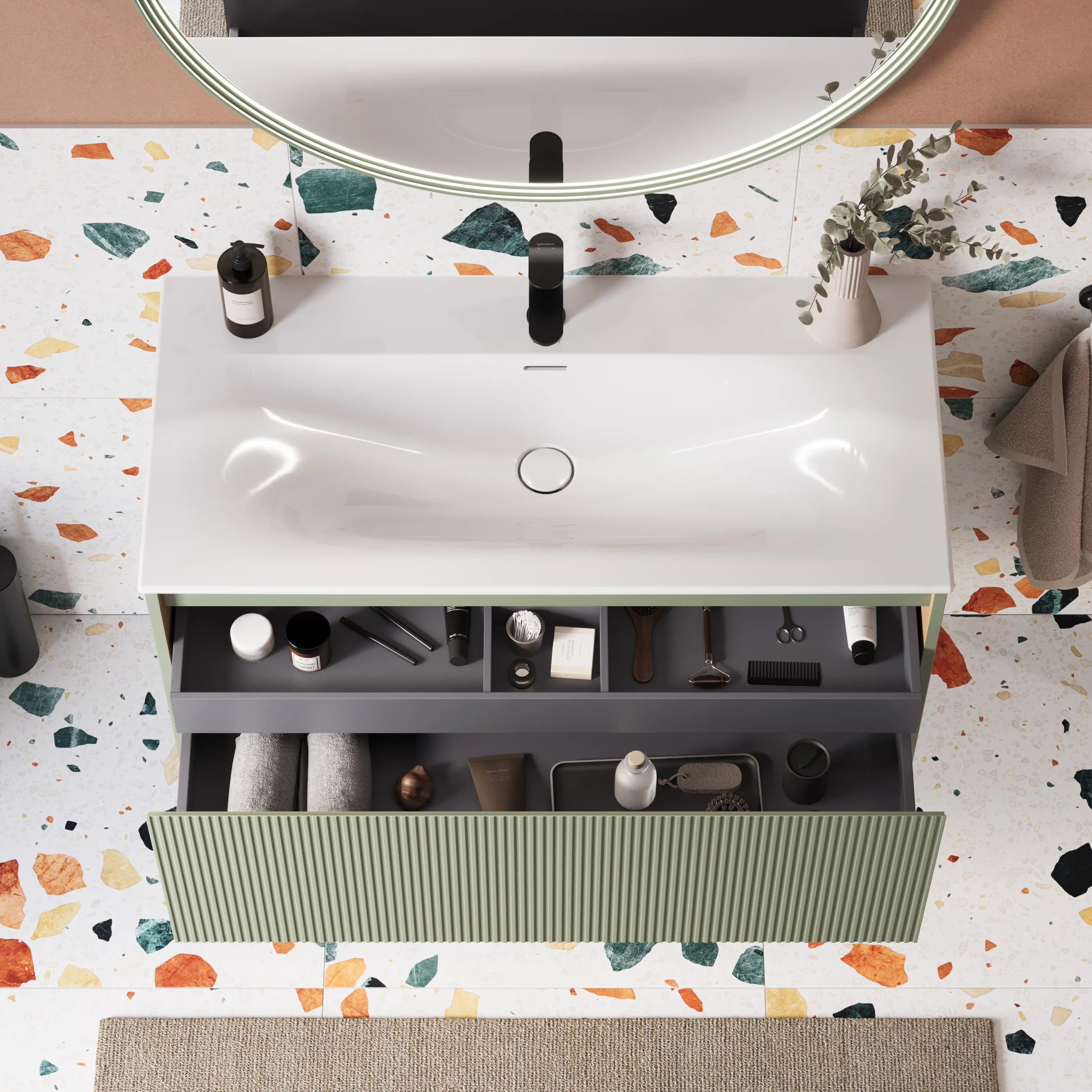 Duravit tvättställ med underskåp BELDIVO 100 cm - Image 15