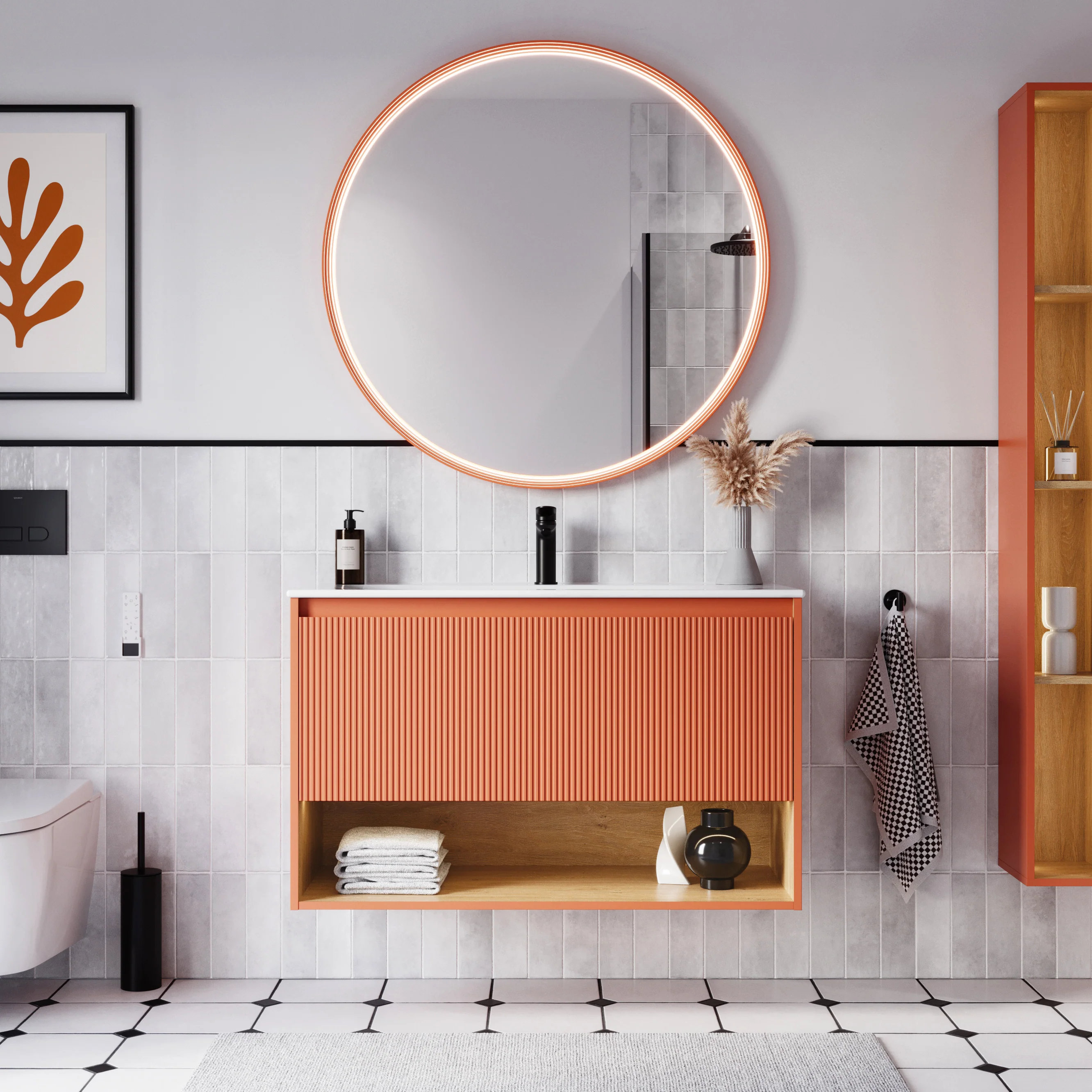 Duravit tvättställ med underskåp BELDIVO 100 cm - Image 6