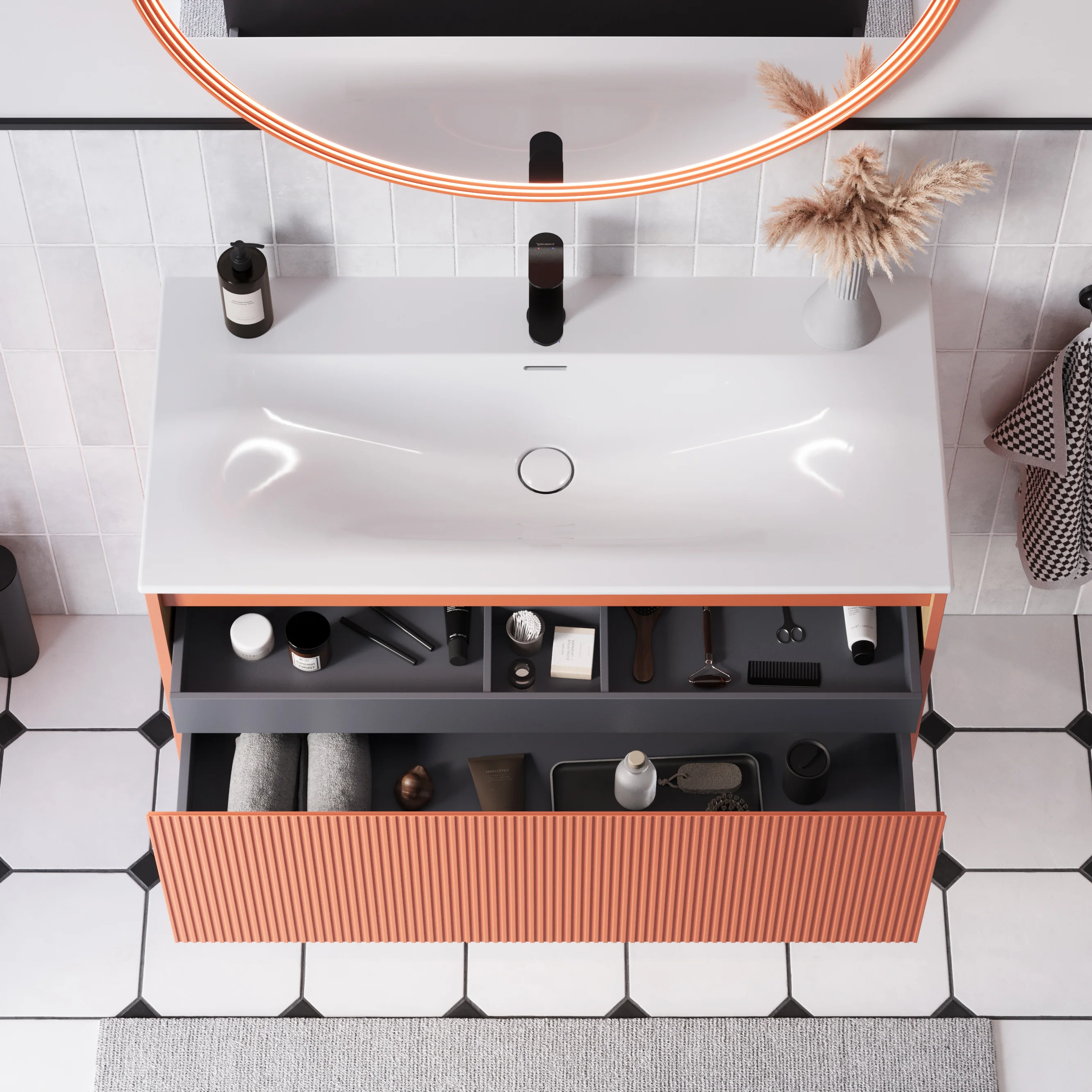 Duravit tvättställ med underskåp BELDIVO 100 cm - Image 7