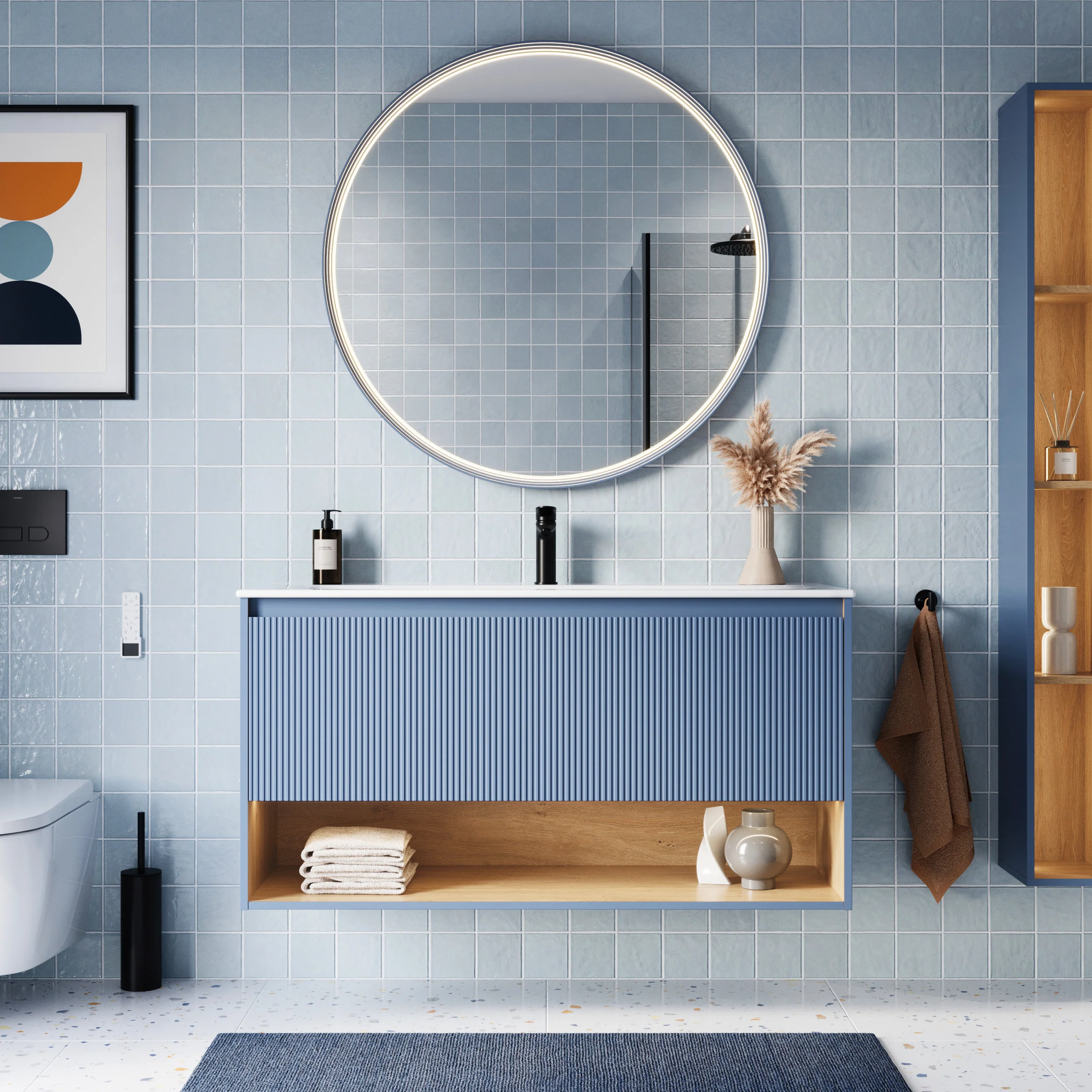 Duravit tvättställ med underskåp BELDIVO 120 cm - Image 10