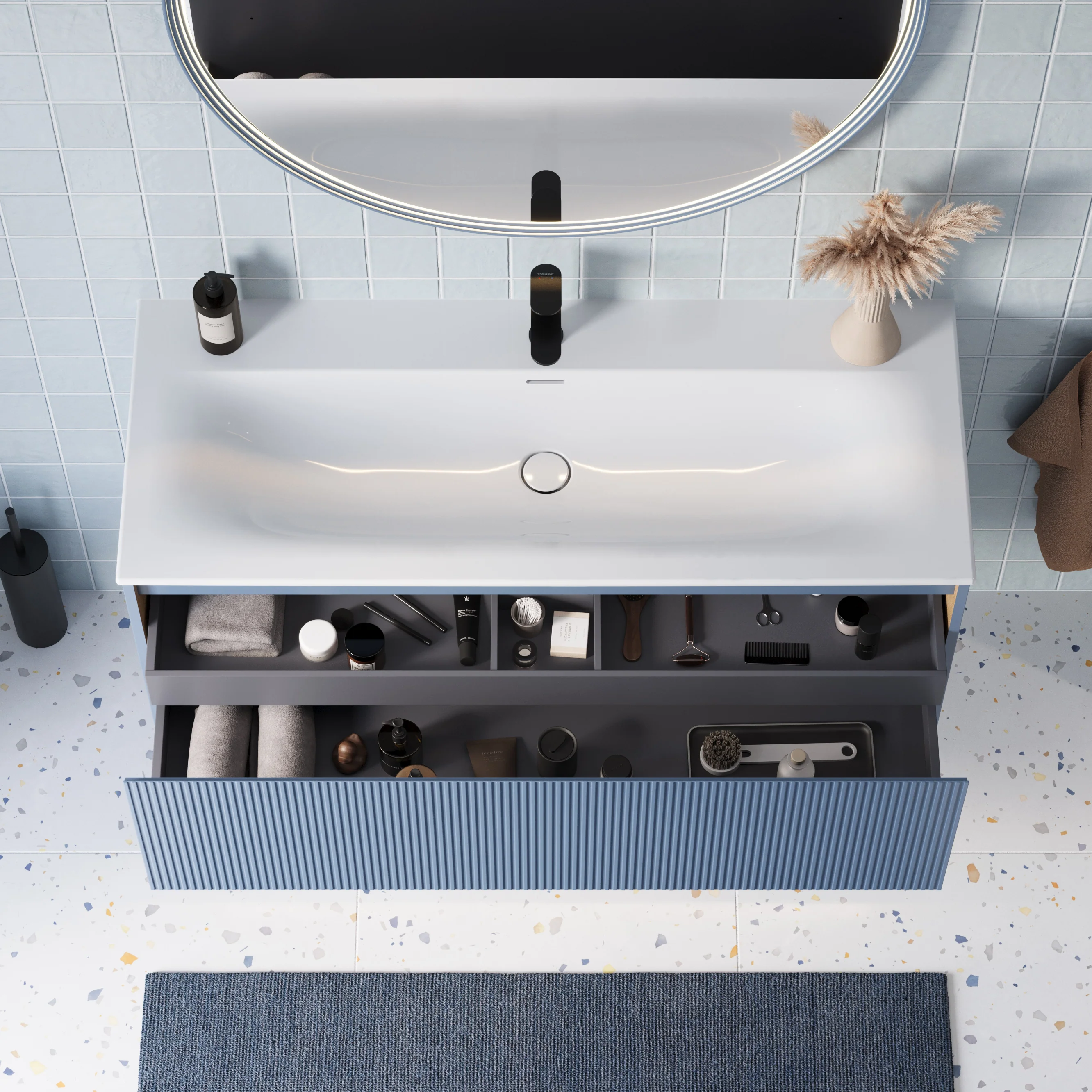 Duravit tvättställ med underskåp BELDIVO 120 cm - Image 11